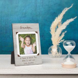 Framed Photo Plaque for Grandma / Grandpa