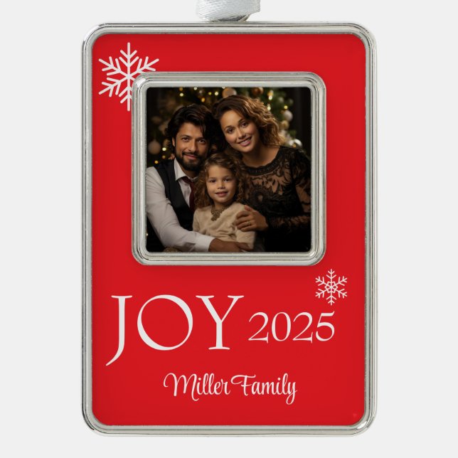 Framed Photo  Silver Plated Framed Ornament (Front)