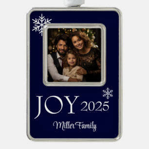 Framed Photo  Silver Plated Framed Ornament