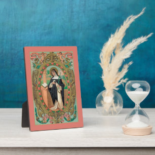 Framed Portrait of St. Rose of Lima (K 48) Plaque