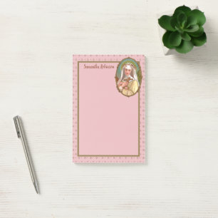 Framed Portrait of St. Rose of Lima (M 024b) Post-it Notes
