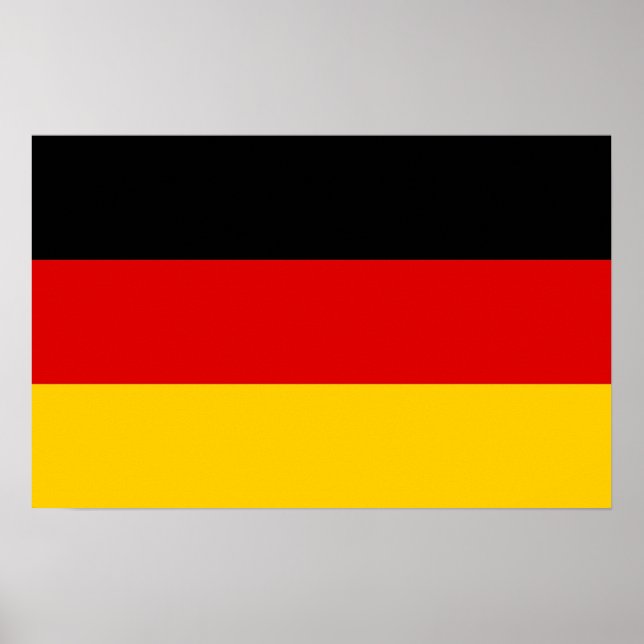 Framed print with Flag of  Germany (Front)