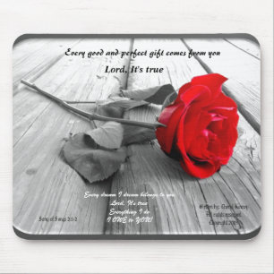 Framed Rose Mousepad