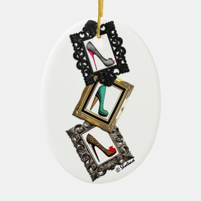 Framed Shoes Ornament (Front)