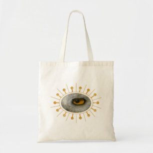 Framed Snowy Owl Tote Bag