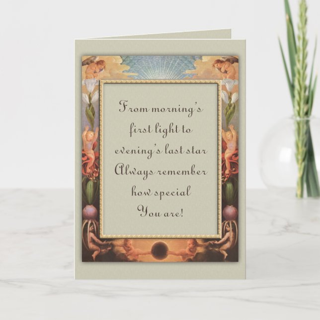 Framed Verse CC0196 Birthday Card (Front)