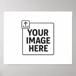 Frameless landscape poster