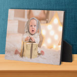 Frameless Photo Tabletop Easel Back Plaque<br><div class="desc">Tabletop plaque with a built-in easel features your favorite photo put directly on the hardboard panel for a stunningly crisp image with an easy wipe clean surface. Great as a gift or to display your favorite photo in your home. TIP: If using square plaque, crop your photo to square BEFORE...</div>