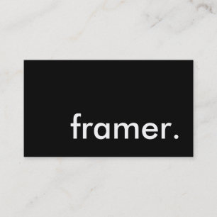 framer. business card