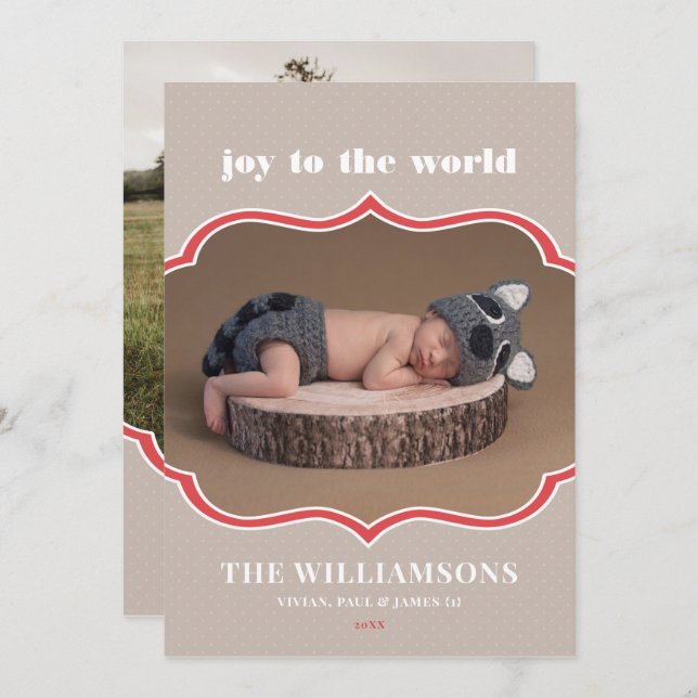 Frameworthy Christmas Holiday Card (Front/Back)