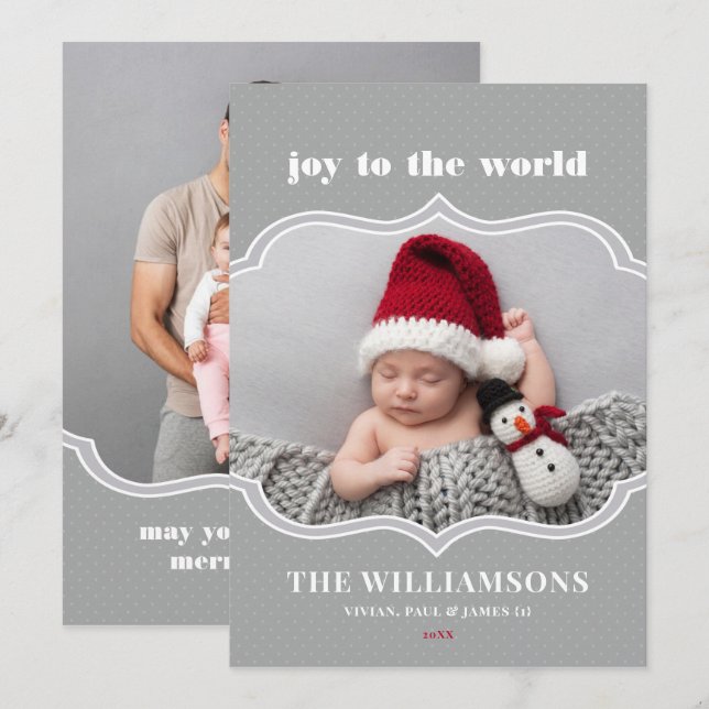 Frameworthy Christmas Holiday Card (Front/Back)
