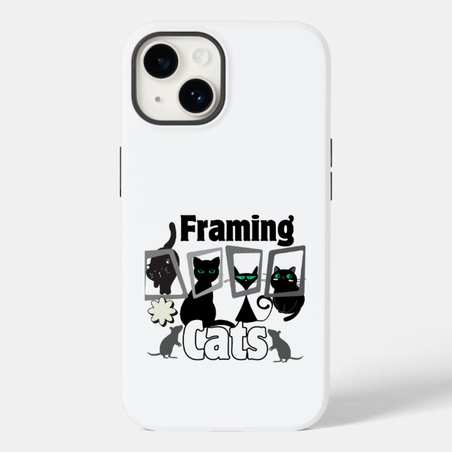 Framing Cats.w Case-Mate iPhone Case (Back)