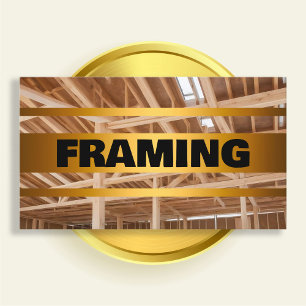 Framing Construction Business Card