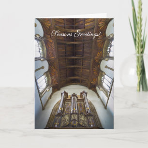 Framlingham organ Christmas card