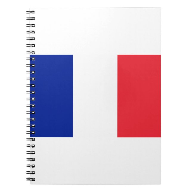 Française - France Flag Notebook (Front)