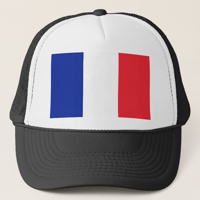 Française - France Flag Trucker Hat (Front)