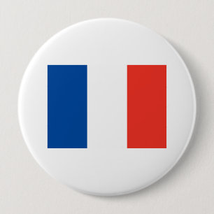 France 10 Cm Round Badge