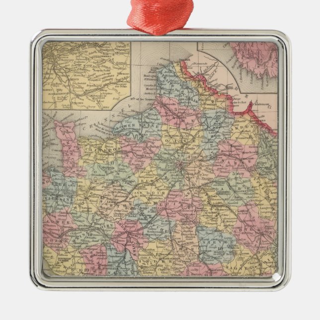 France 10 metal tree decoration (Front)