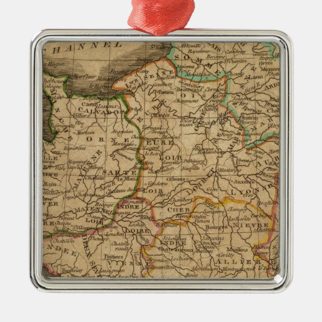 France 13 metal tree decoration (Front)