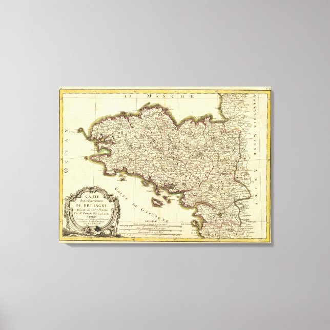 France 14 canvas print (Front)