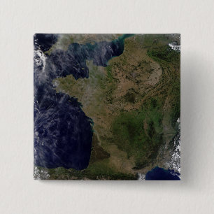 France 15 Cm Square Badge