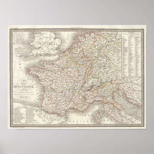 France 1789, 1813 poster (Front)