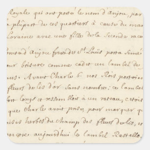 France 19 square sticker