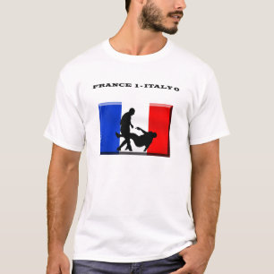 France 1 italy 0 French Soccer T-Shirt