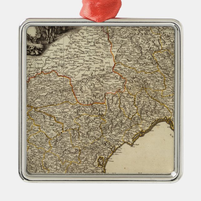 France 22 metal tree decoration (Front)
