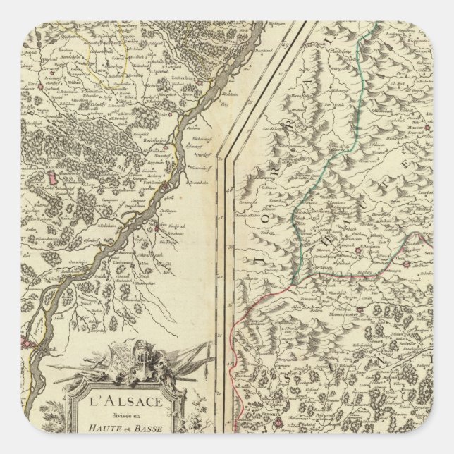 France 29 square sticker (Front)