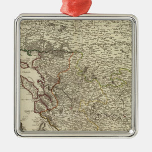 France 2 metal tree decoration