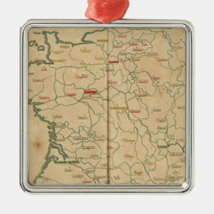 France 32 metal tree decoration