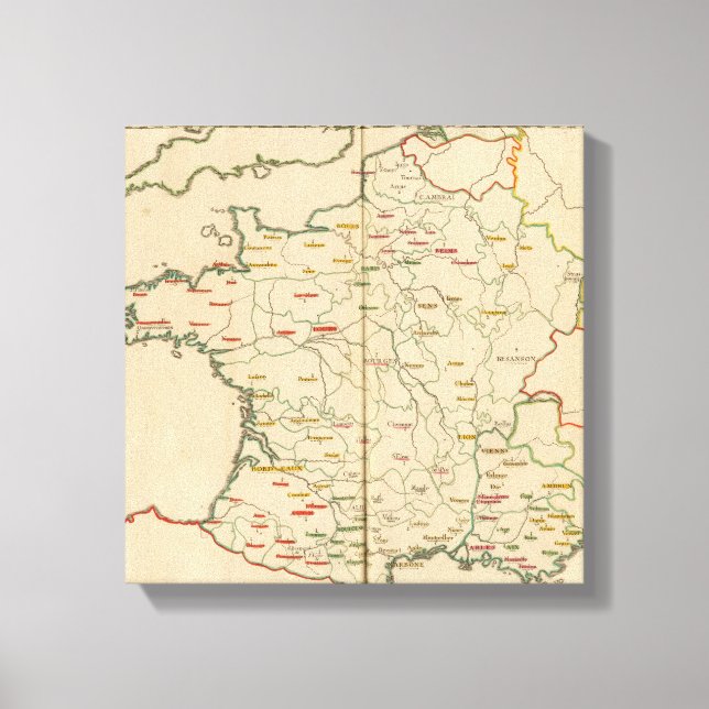 France 34 canvas print (Front)