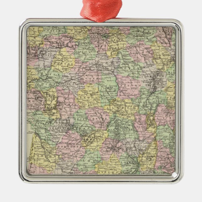 France 35 metal tree decoration (Front)