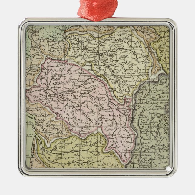 France 40 metal tree decoration (Front)