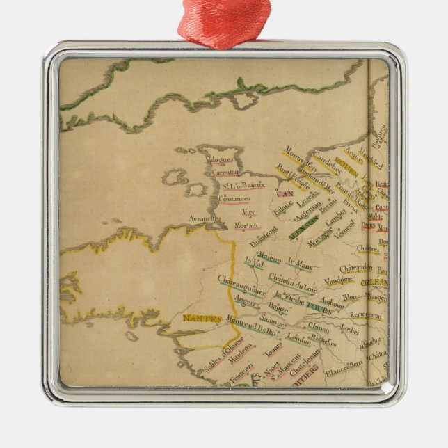 France 40 metal tree decoration (Front)