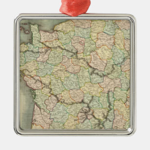 France 43 metal tree decoration