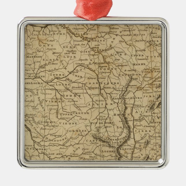 France 46 metal tree decoration (Front)