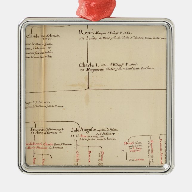 France 47 metal tree decoration (Front)