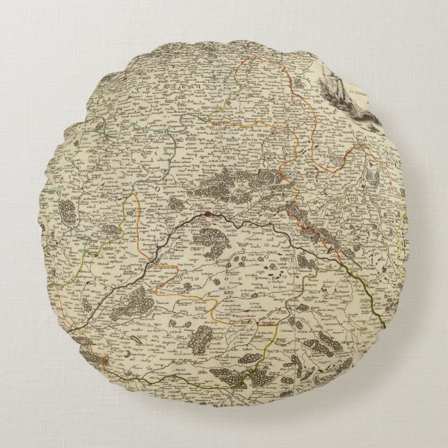 France 48 round cushion (Front)