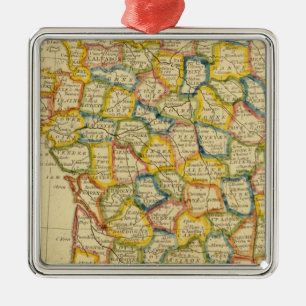 France 4 metal tree decoration