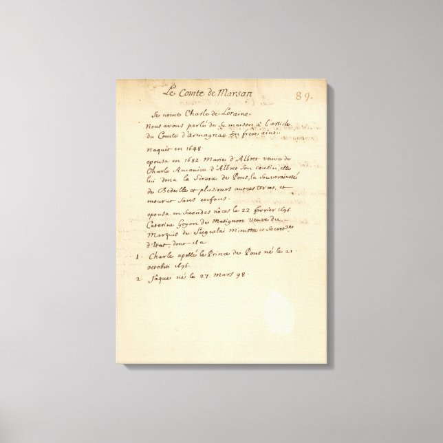 France 54 canvas print (Front)