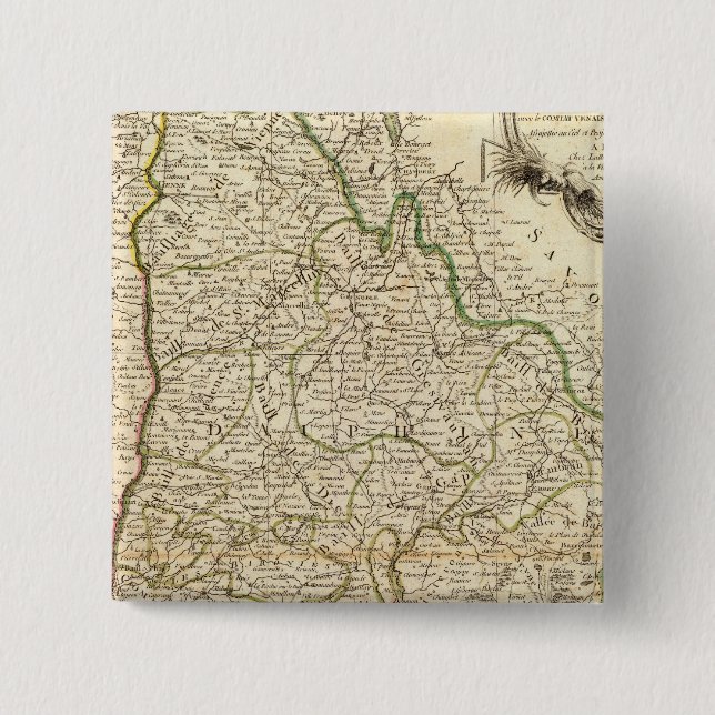 France 7 15 cm square badge (Front)
