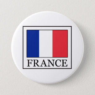France 7.5 Cm Round Badge