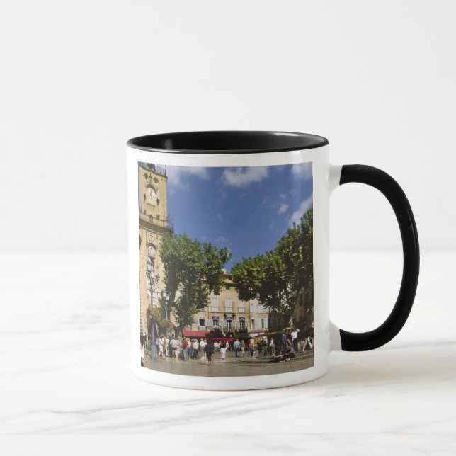 France, Aix en Provence, La Place de la Maire Mug (Right)