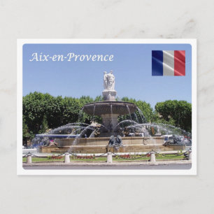 France - Aix-en-Provence - Postcard