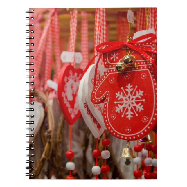 France, Alsace, Colmar. Christmas Market Notebook (Front)
