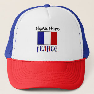 France and French Flag Personalised  Trucker Hat