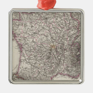 France and Switzerland Metal Tree Decoration