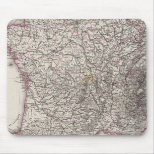 France and Switzerland Mouse Mat